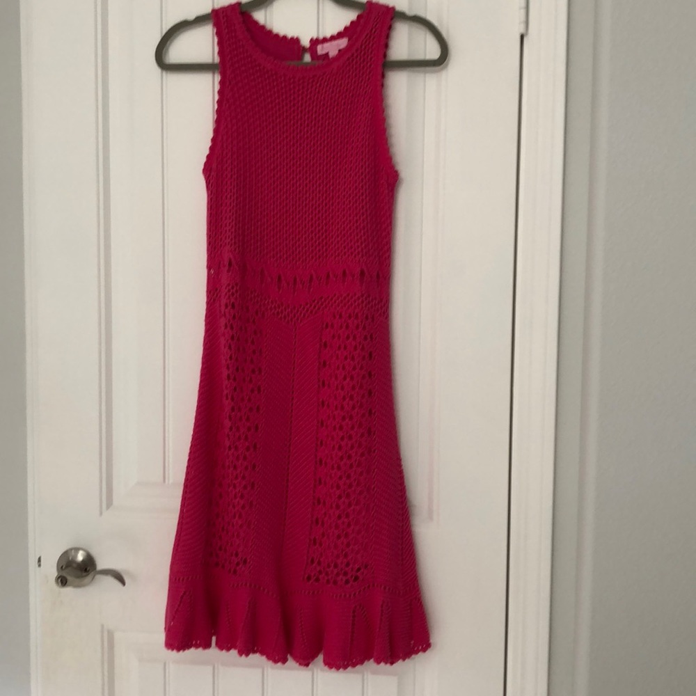 Lilly Pulitzer crochet dress in Pink
